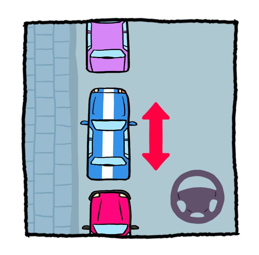 Parallel parking - step 5