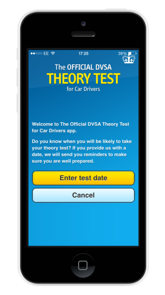 Theory test date planner