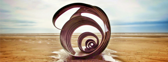 Cleveleys seafront sculptures