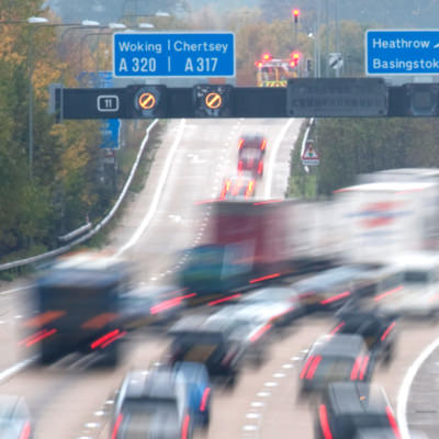 National speed limit on the motorway